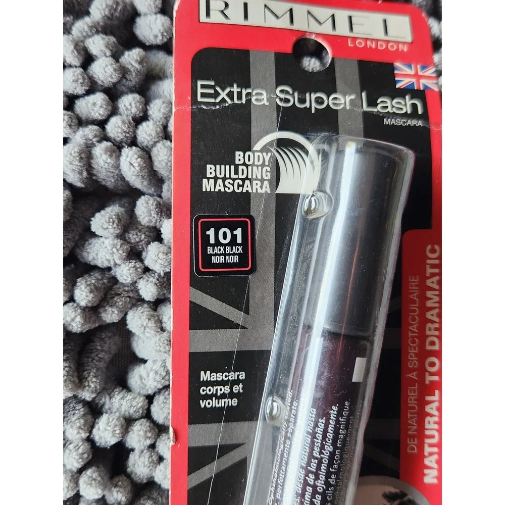 Rimmel Extra Super‎ Lash Mascara, Black-Black 101, 0.27 oz~NEW IN BOX